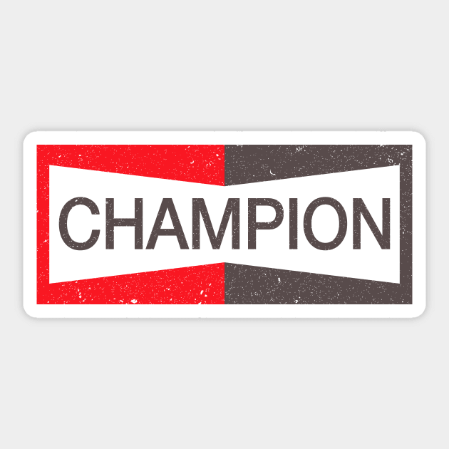 Champion Brad Pitt Sticker by R4Design